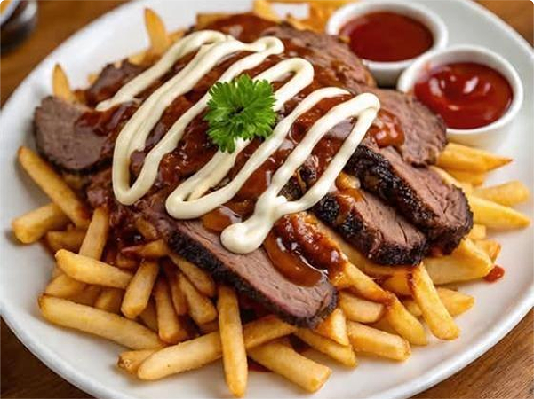 Beef Brisket On Chips