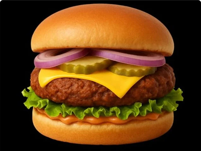 Crunchy Vege Cheesy Burger