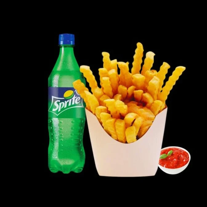 Crinkle Cut Fries Combo