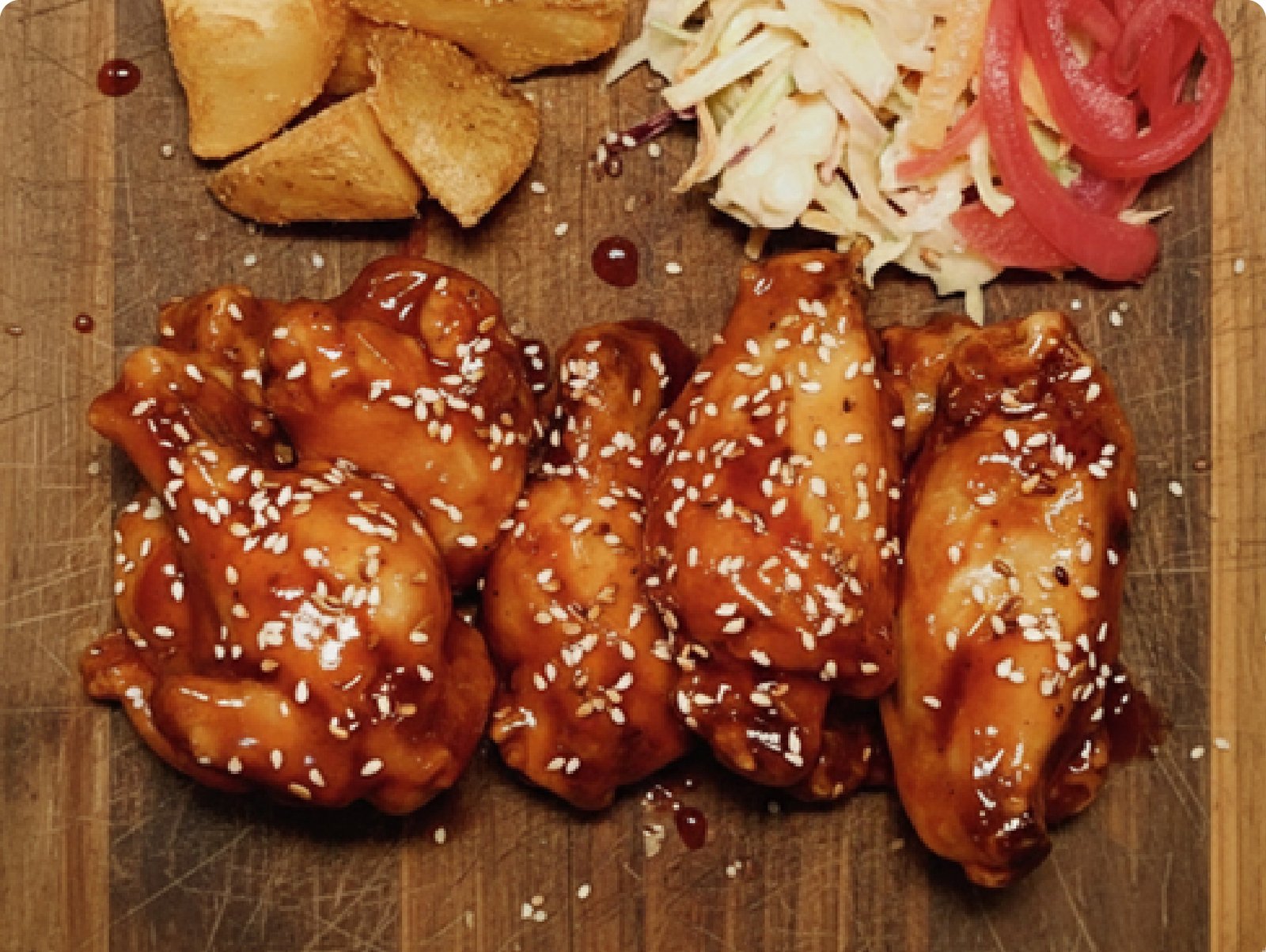 Smokey BBQ Wings (5 Pcs)